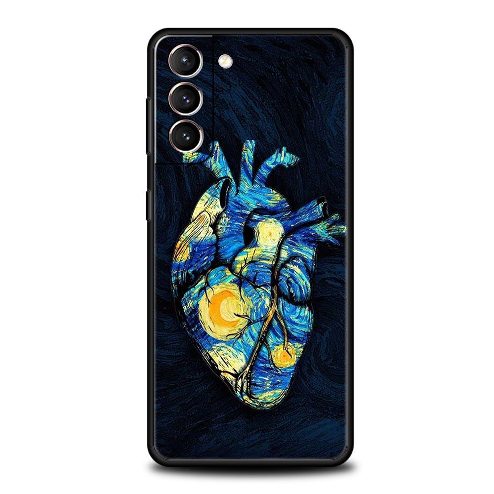 

Креативный медицинский чехол для телефона в форме сердца для Samsung Galaxy S25 Edge S24 S23 S22 S20 Ultra S21 FE 5G S10 Plus Мягкий чехол из ТПУ Samsung S24