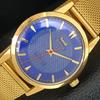 VINTAGE HMT SONA HAND-WINDING INDIAN MENS BLUE COLOR DIAL WATCH A443367-1