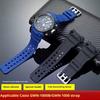 Watch Bands For Casio G-SHOCK GWN-1000 GWN-1000B Strap Mens Wrist Premium PU Watch Band Resin Replacemnet Bracelet