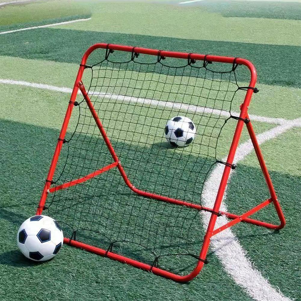 Portable Soccer Rebounder Net Soccer Training Equipment Football Rebound Target Net with 20 Elastic Rope Soccer Bounce Goal Mesh