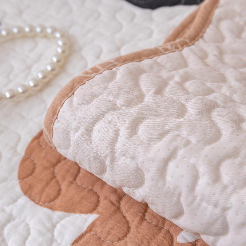 Korean Style Fresh and Four Seasons Universal Small Floral Fabric Cotton Sofa Cushion Non-Slip Cushion Cotton Sofa Cushion Towel