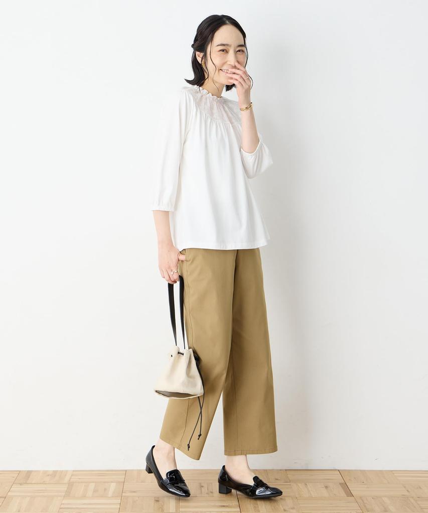 DECOY Shirred Collar Docking Pullover, Women's, 491223, White