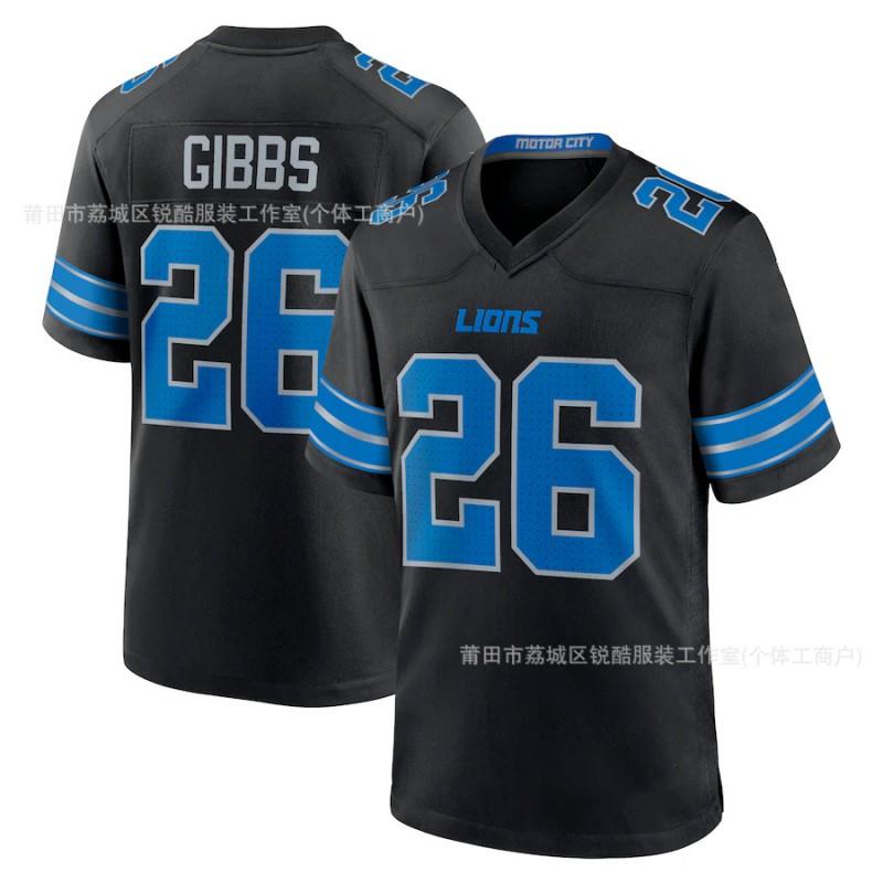 Detroit Lions NFL Football Jersey Mens Embroidered Mesh Short Sleeve Team Apparel Fans Game Day Wear