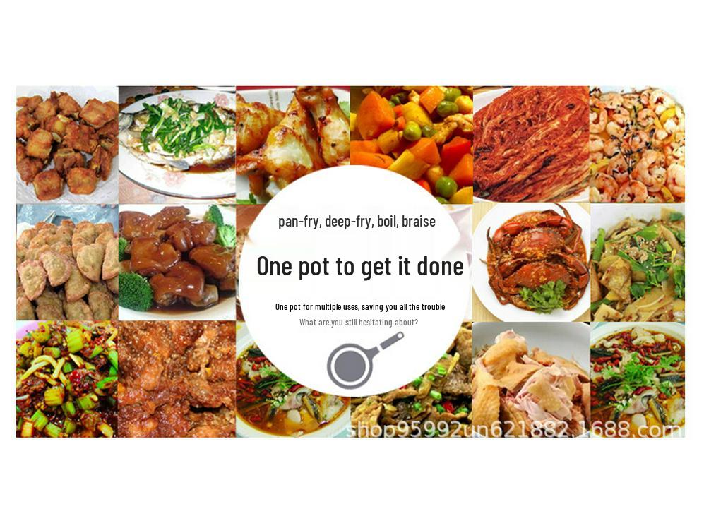 Jiuhuang Antihaft-Eisen-Wok mit rundem Boden - Unbeschichtet, Rostfrei, Kein Einbrennen erforderlich