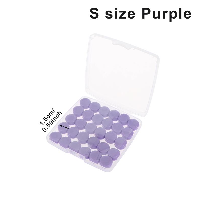 

30Pcs Silicone Ear Plugs Reusable Earplugs For Sleeping Swimming Traveling Working Studying Noise Reduction Flexible Ear Plugs