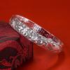 Authentic Bokbokja Bokgiwon Simgyeong Engraved S999 Surgical Vintage Arm Unisex Bracelet Buddhist Bracelet Buddhist Scripture Bracelet Buddhist
