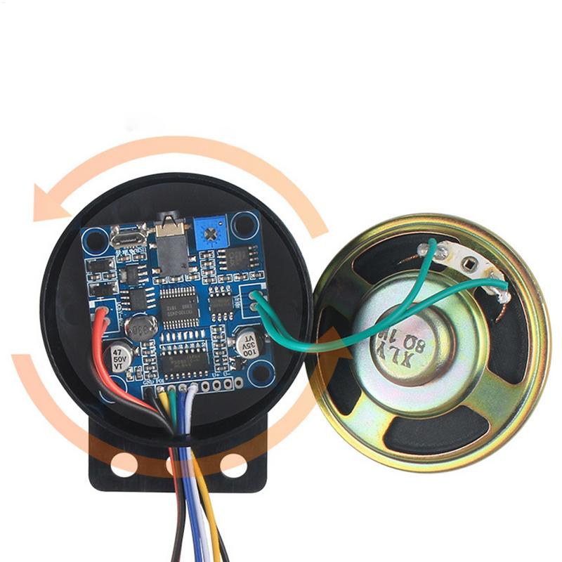 12-24V Voice Speaker Prompter Sound Alarm Horns 4-channel New Car Start Voice Custom Trigger Voice Speaker Prompter Sound