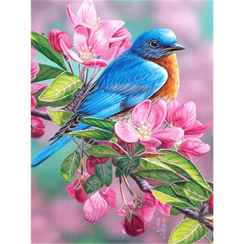 5d Diamond Painting Flower Birds Full Square/Round Diamond Embroidery Cross Stitch Peony Mosaic Needlework Home Decor Kits