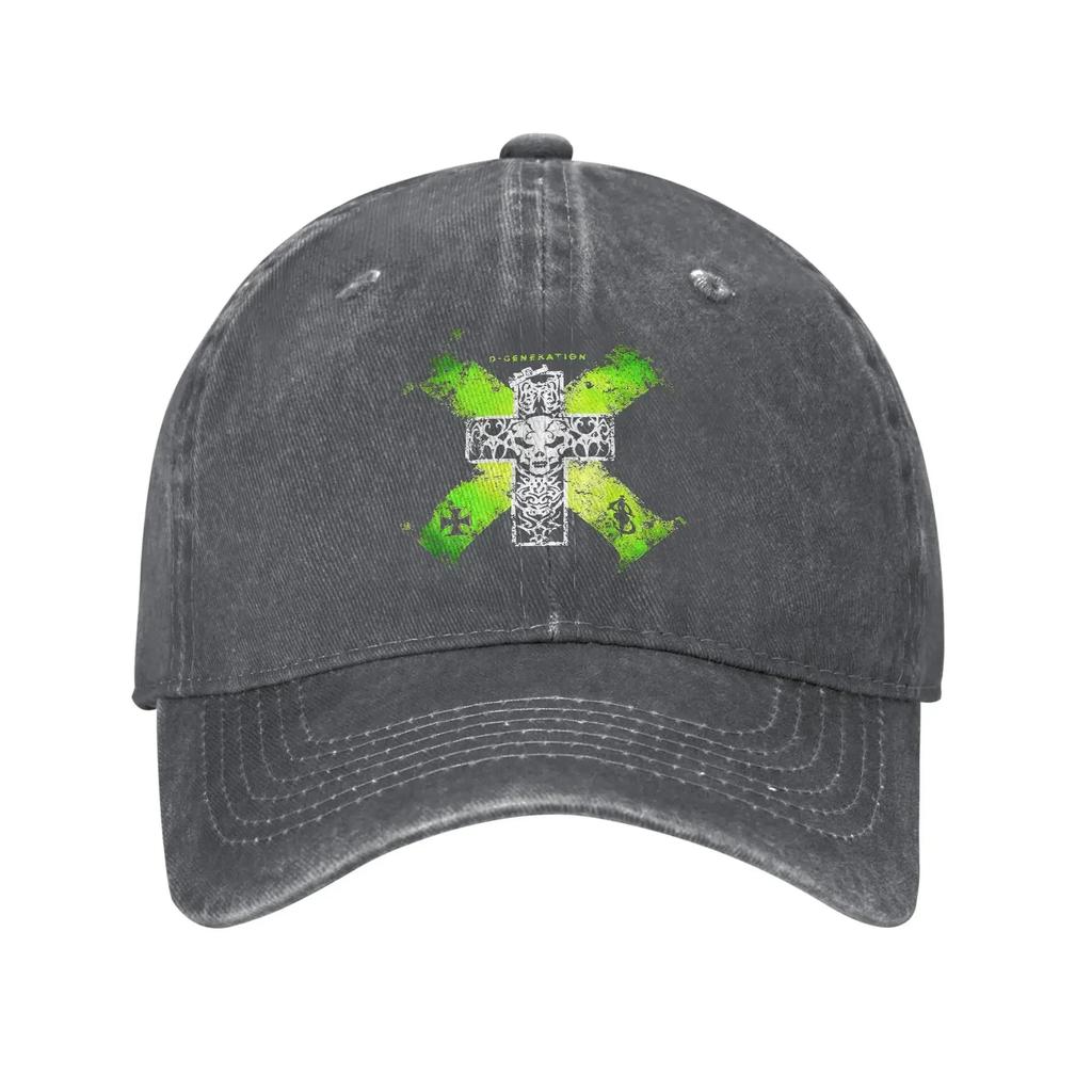 Unisex Women D Generation X Revolutionary X Printed Hat Classic Distressed Washed  Baseball Cap Adjustable