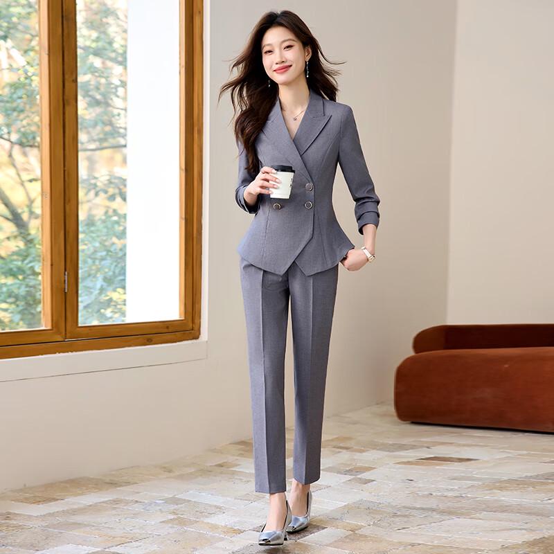 Женский профессиональный костюм-двойка 2XL