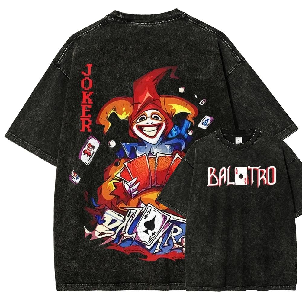

alatro Washed T shirt personality Clothes New Model Anime T-shirt Year round clothing Plus Size Unisex Streetwear soft tee XXXL