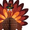 Thanksgiving Turkey Honeycomb Ornament Hanging Paper Turkey Honeycomb Decoration for Thanksgiving Party Favors Dining Table Decor