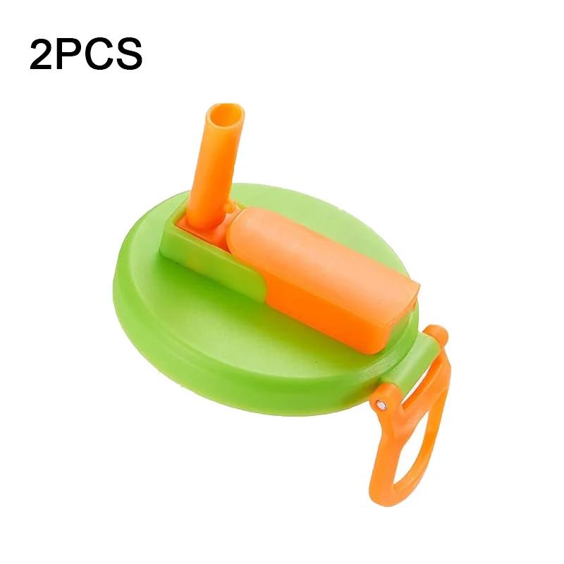 1/2pcs Portable Soda Can Lid Silicone Straw Soda Can Lid Reusable Suitable For Canned Beverages Beer Juice Drinking Utensils