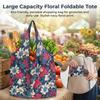 Foldable Shopping Bag Large Capacity Supermarket Tote Portable Carry Storage Pouch for Grocery Shopping Outdoor Travel