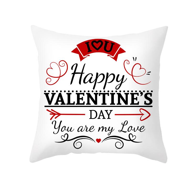 New Valentine's Day Theme Pillow Cover Home Pillow Cushion Cover