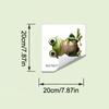 Glow-In-The-Dark Toilet Sticker Frog Bathroom Wall Sticker Luminous Switch And Outlet Decal Self-Adhesive Removable Home Decor