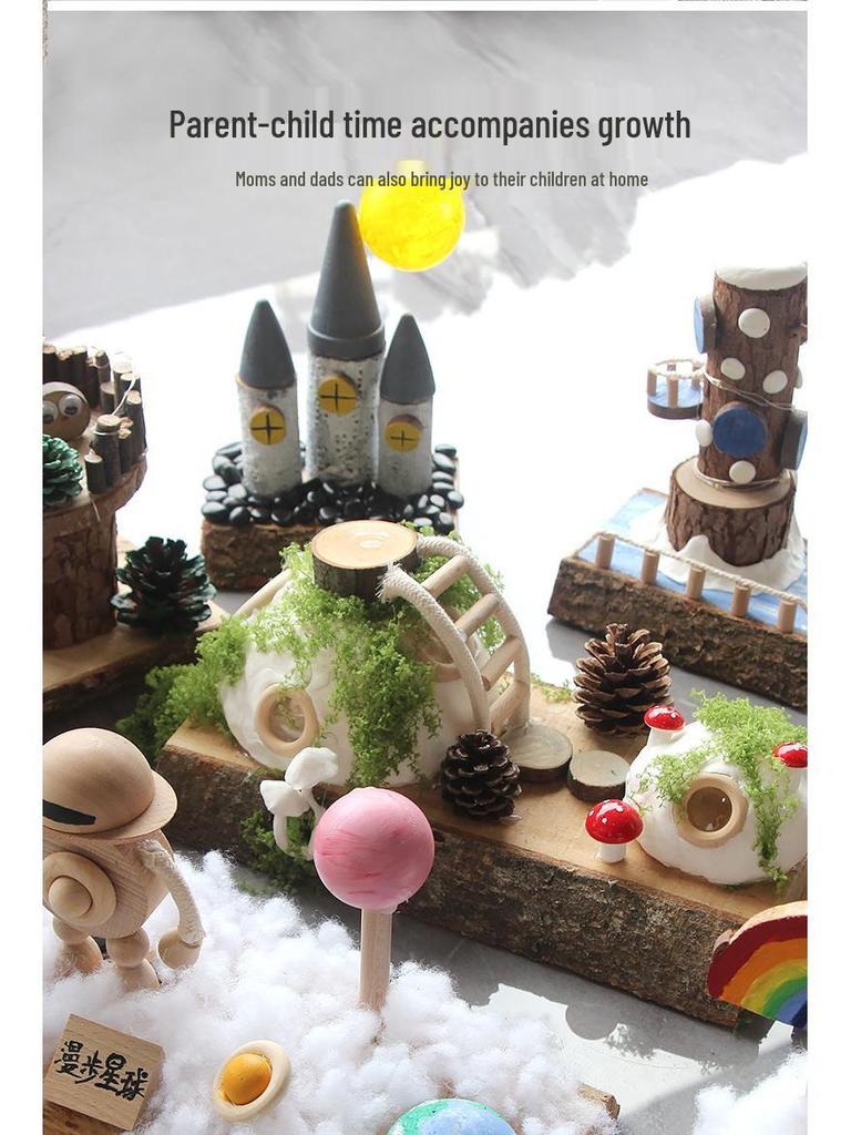 DIY Wooden Treehouse Building Kit for Kids: Creative & Educational Toy