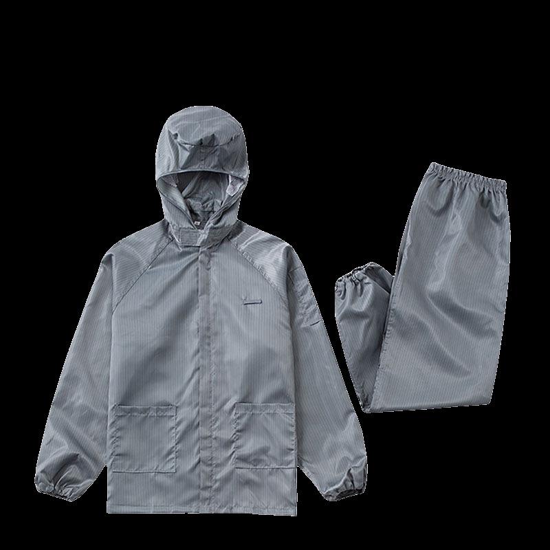 Costum antistatic cu glugă, rezistent la praf, pentru camere curate și ateliere