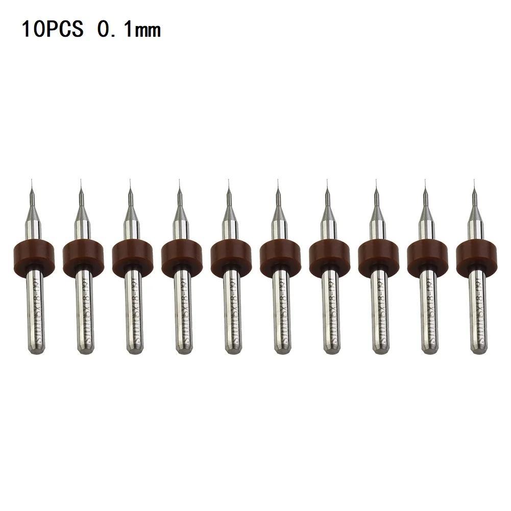 10pcs Circuit Board PCB Drill Bits Kit Carbide Steel Drill Bit Set Shank PCB Mini Carbide Drill Bit Set