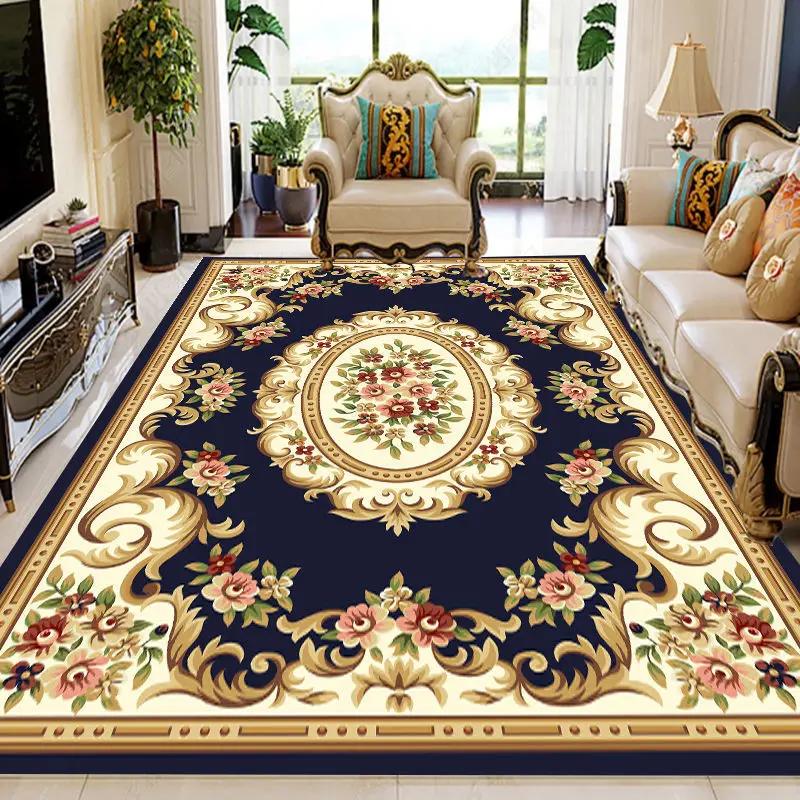 European Style Carpet Living Room Large Area Rugs Bedroom Bedside Mat Home Porch Entry Doormat Alfombras Para La Sala Moderna