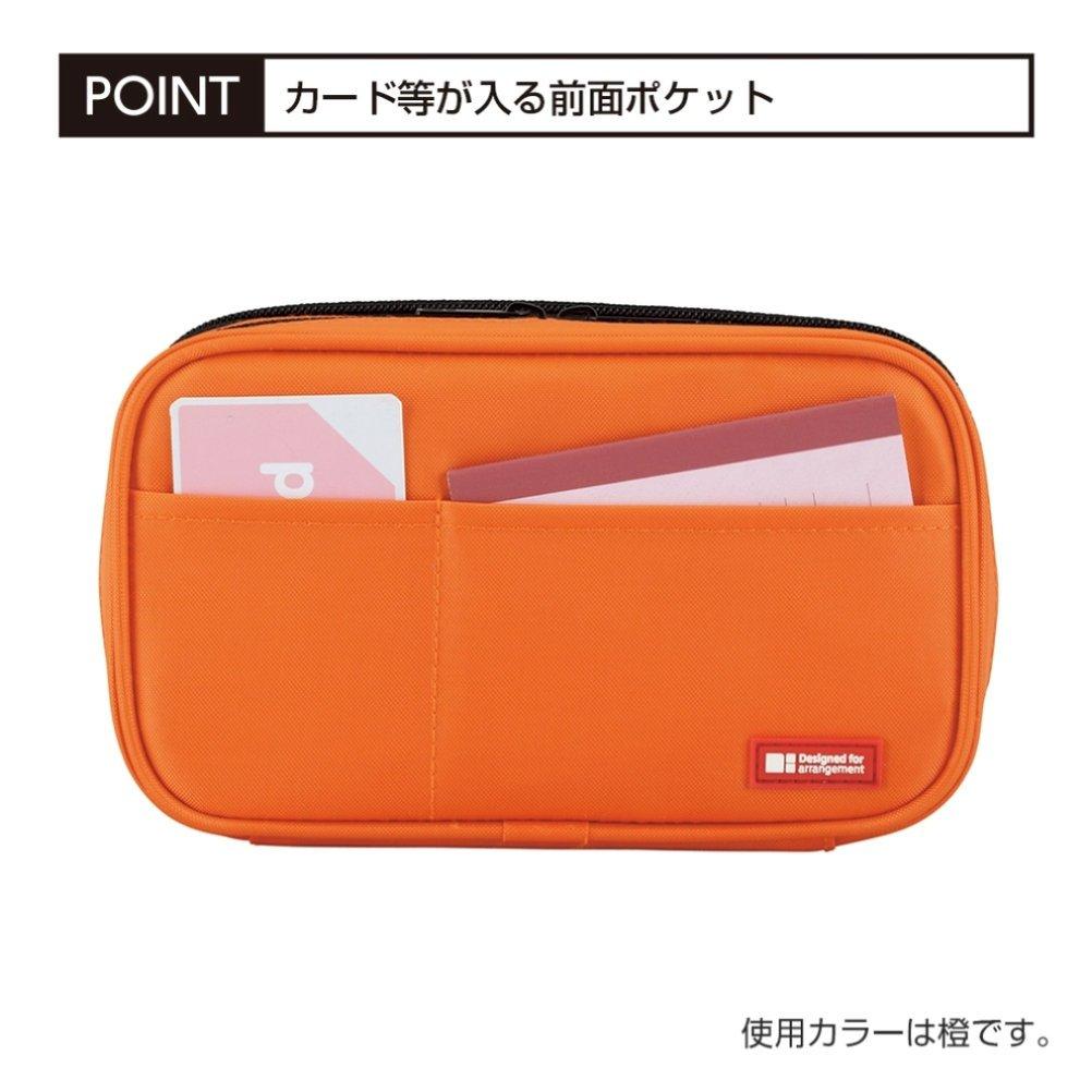 Lihit Lab Doppeltes Stifteetui im Buchstil, Schwarz, A7555-24 – Robuster und stilvoller Schreibwaren-Organizer