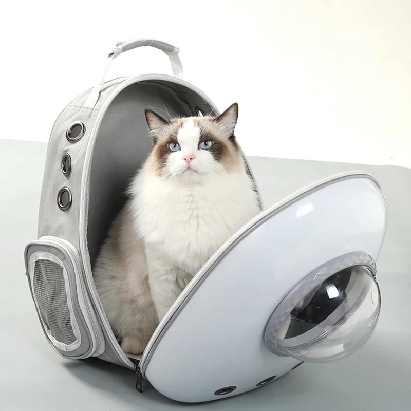 High Quality Pet Cat Carrier Backpack Cat Space Capsule Window Transport Carrying Breathable Travel Bag Bubble Astronaut