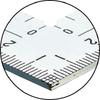 Shinwa Sokutei Curved Thick Wide Front and Back Sides 8 Step Cm Magnet Silver 15cm 10435 Measure, Width, Same, Scale, Display, Included,