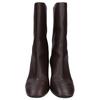HERMES [Excellent condition] Defire stitched leather short boots shoes 40 Dark brownUsed