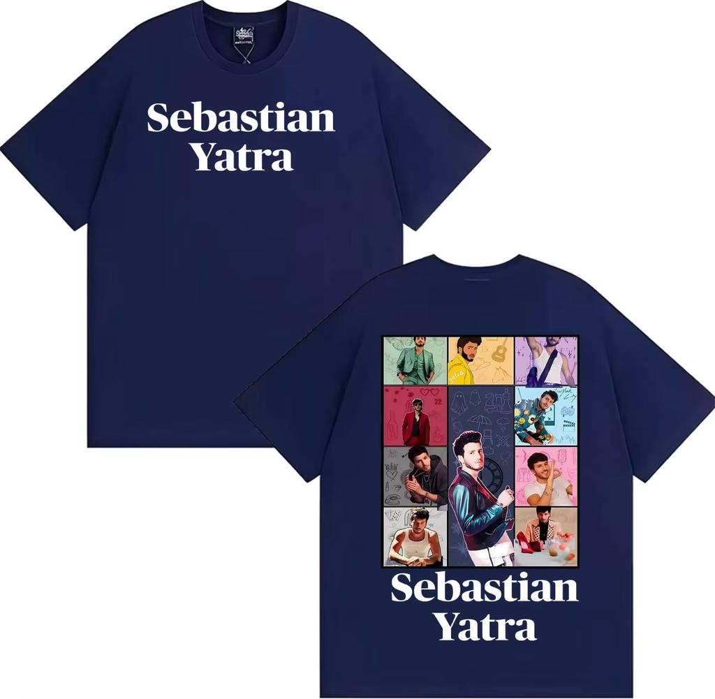 Sebastian Yatra Entre Tanta Gente Tour 2026 Merch Tshirt Unisex Women Fashion High Street T Shirt Cotton Comfort Summer T Shirt