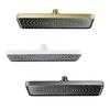 Square Shape ABS Plastic Rainfall Shower Head Handheld Water Saving Water Filter Plated Bathroom and Shower Room Accessory