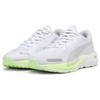 Puma Velocity Nitro 2 Round Toe Lace-Up Cushioning Non-Slip Low-Top Running Shoes Women Sneaker White Green 376262-18