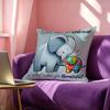 Autism Acceptanc Creative Slogan Square Double-Sided printed Pillow Case Bedroom Bedside Pillow Sofa Cushion Cover