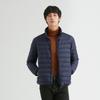 Mens Short Down Jacket Lightweight Warm Winter Coat Stand Collar Casual Outdoor 90% White Duck