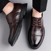 Business Leather Shoes Men's 2025 New Men's Dress Leather Shoes Baita Single Shoes Security Universal Leather Shoes