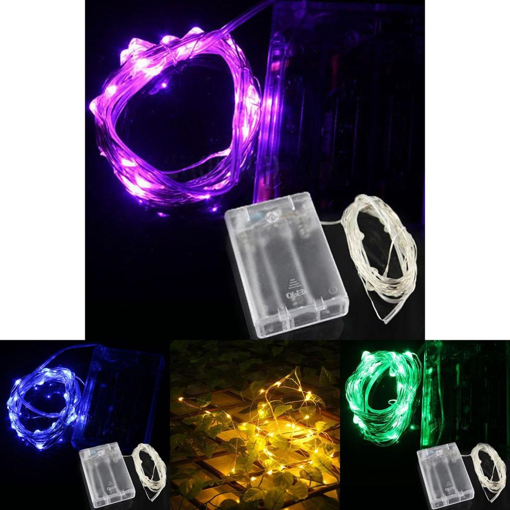 Atemberaubende LED Kupferdraht Lichterkette mit Batteriebetrieb für wunderschöne Heimdekoration
