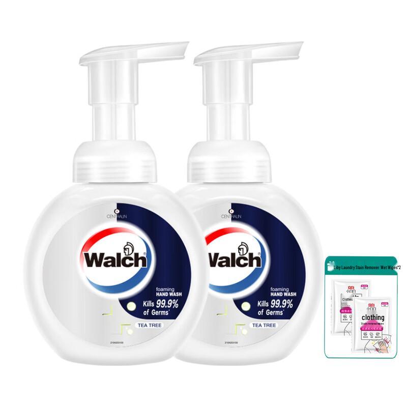 Walch Fresh Tea Tree Foam Hand Soap with Liby Wipes