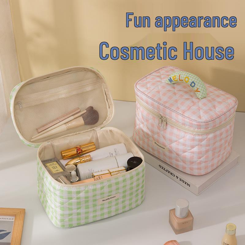 Korean Style Cute Large Capacity Portable Makeup Bag for Travel