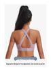 Women's Shockproof Sports Bra for Running and Yoga - Wire-Free, Side Support, Beautiful Back Design
