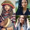 12MM Large Hole Colored Wooden Barrel Beads for DIY Children's Beading, Dreadlocks, and Braiding Accessories.