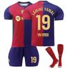 Barcelona Yamal Kids Football Jersey 2024/2025, Polyester, Red and Blue