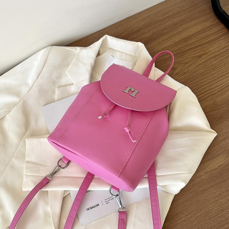 Stylish Minimalist Travel Backpack For Women With Unique Design And Durable Pu Material For School And Commute