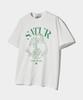 Seteo Capri Citron Drawing Summer Graphic Short Sleeve T-Shirt Light Green