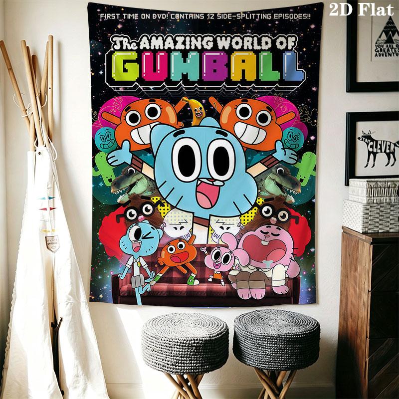Gumball Wall Hanging Printed Fabric Blanket Decorative Tapestries for Bedroom Living Room Home Decor