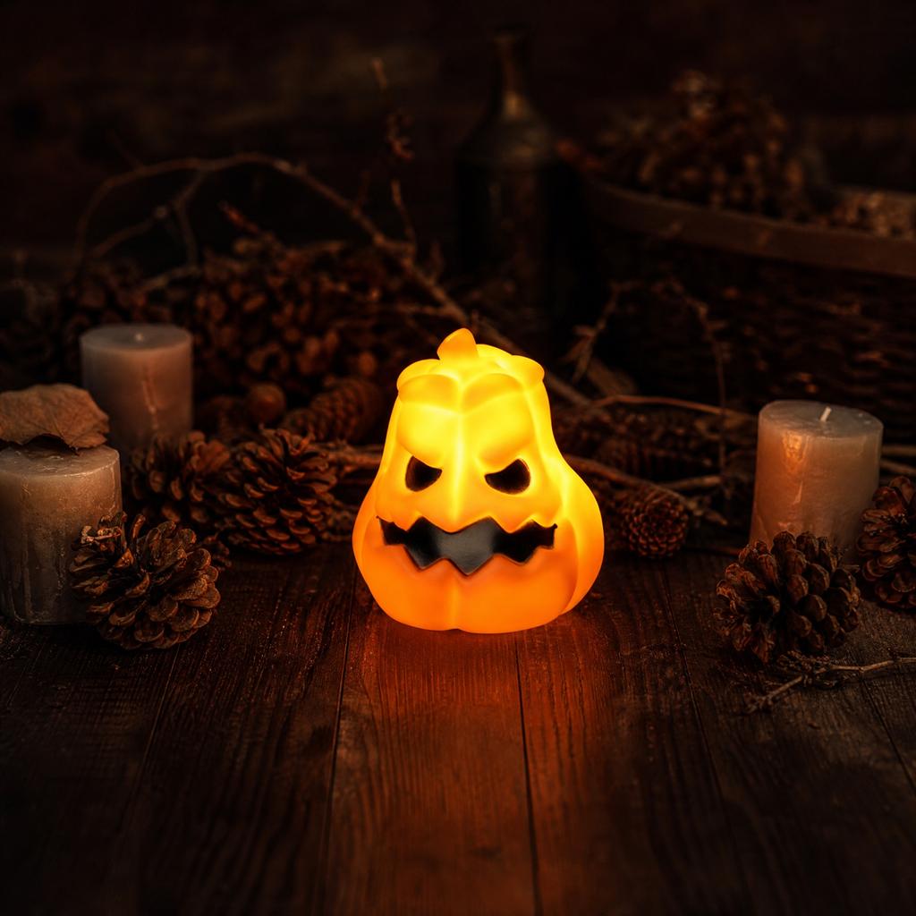 Halloween Glowing Pumpkin Light Decorative Lamp for Indoor Outdoor Party Decor