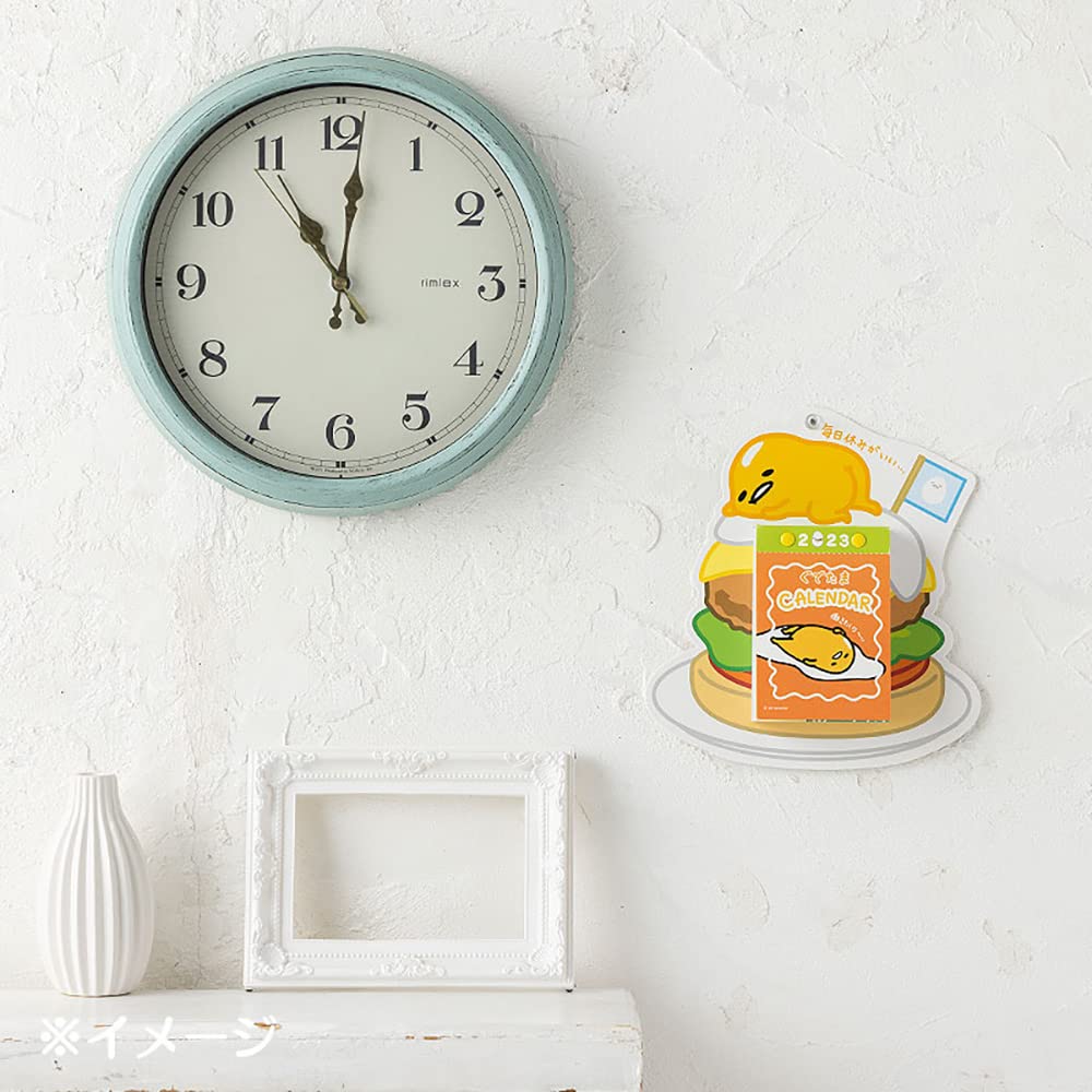 Sanrio Sanrio Calendar 2023 Wall Hanging Gudetama Gudetama Daily Calendar 365 Patterns Rokuyo All Display Character 203343 SANRIO (SANRIO)