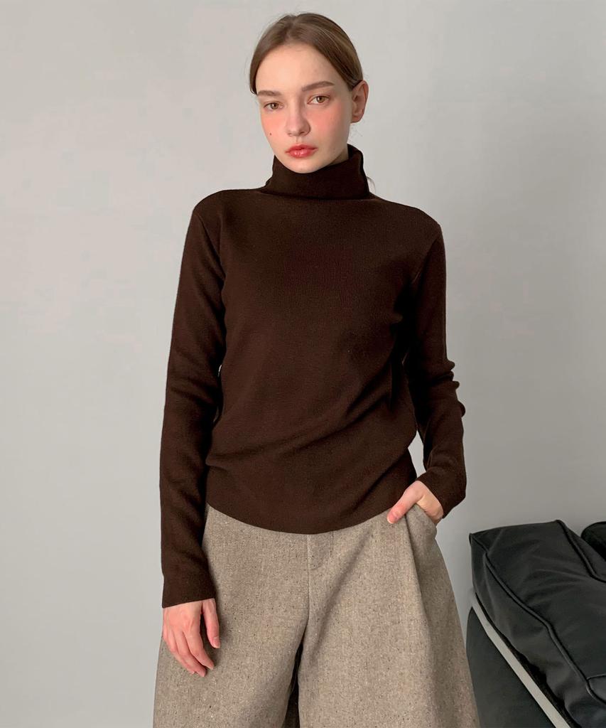 Baseukala Golgi Turtleneck Knitwear (4Colors)