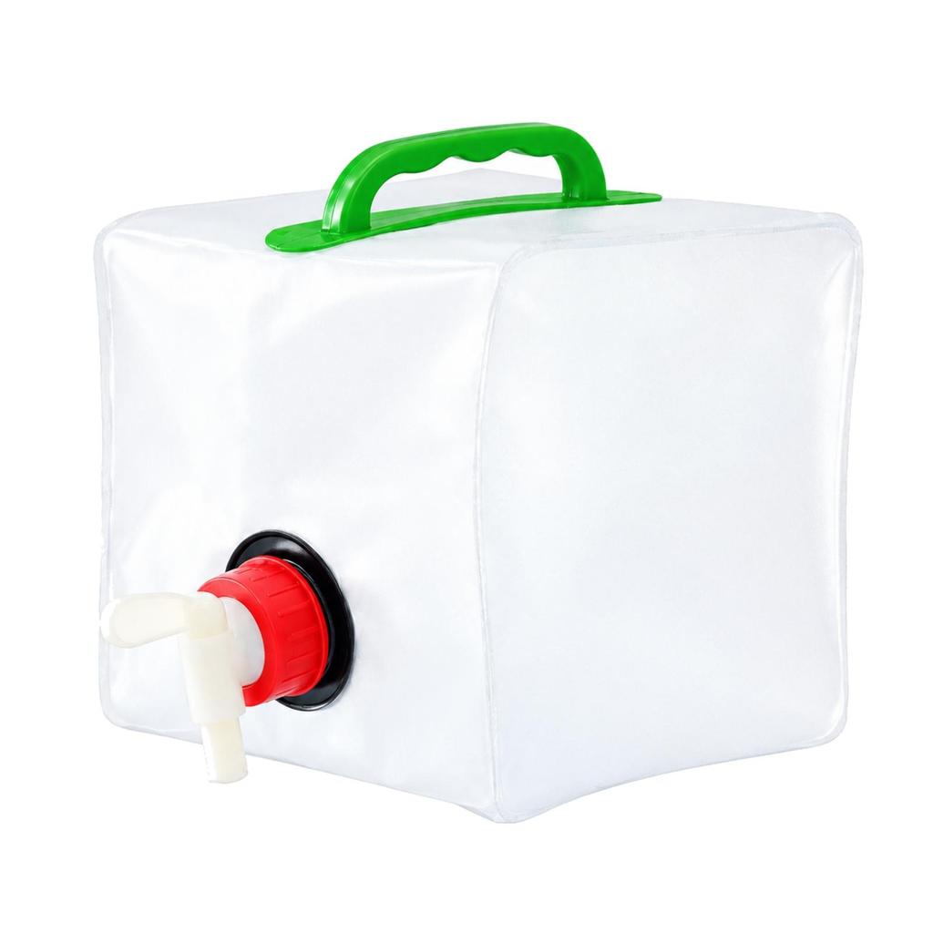 Foldable PVC Water Container SpaceSaving Jug with Handle Portable for Camping,