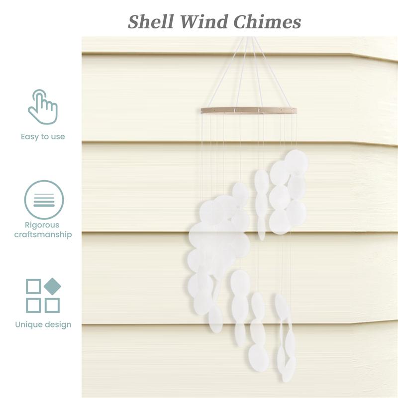 

Натуральная ракушка, колокольчики ветра, ловец снов, поделка, уличное украшение для двора, подвеска для спальни, гостиной