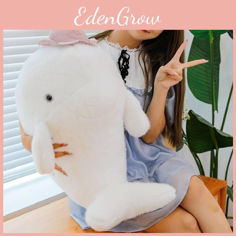 Dolphin Toys Plush Hat Cartoon Stuffed Dolls Room Decorations Kids Xmas Gifts