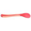 Temperature Sensing Spoons Forks Soft Baby Feeding Spoon GumFriendly Training Fork(Spoon )